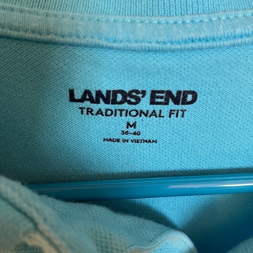 Men’s polo light blue shirt.  Worn only a few times, no longer fits me. - Picture 2 of 4